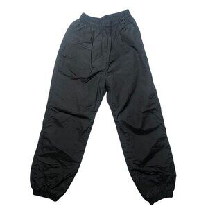 Columbia Snow Pants Nylon Lined Black Snowpants Women's Small Vintage 1990s Y2K